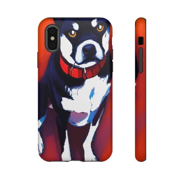 Dog Portrait On Tough Cases Custom Phone Cases For iPhone Google Pixel and Samsung Series. - Image 6
