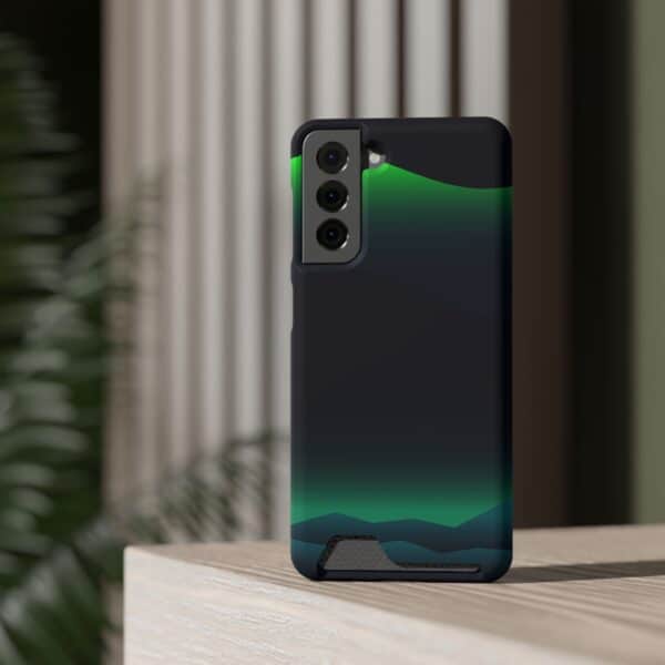 Aurora Lights On Phone Case With Card Holder Custom Phone Cases For iPhone and Samsung - Image 64