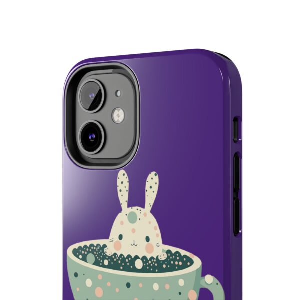 Cute Bunny in a Coffee Cup On Tough Phone Cases, Case-Mate Custom Phone Case For iPhone Series - Image 31
