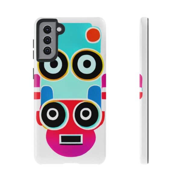 Rainbow Designs Robot On Tough Cases Custom Phone Cases For iPhone Google Pixel and Samsung Series - Image 59