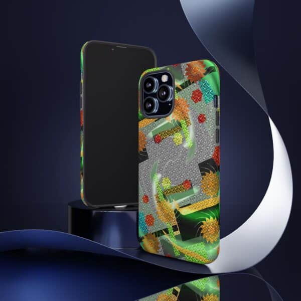 Rainbow Designs Stunning Flowers On Tough Cases Custom Phone Cases For iPhone Google Pixel and Samsung Series - Image 54