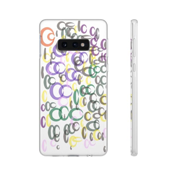 Colorful. Circles Flexi Cases For iPhone Samsung - Image 123