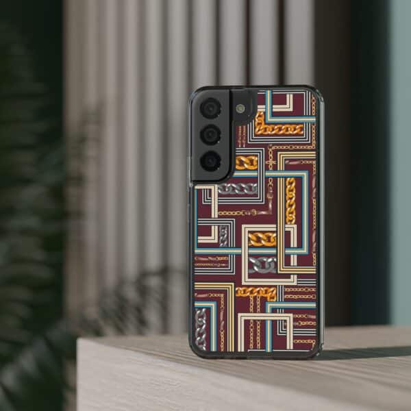 Digital Pattern Clear Cases For iPhone and Samsung - Image 45