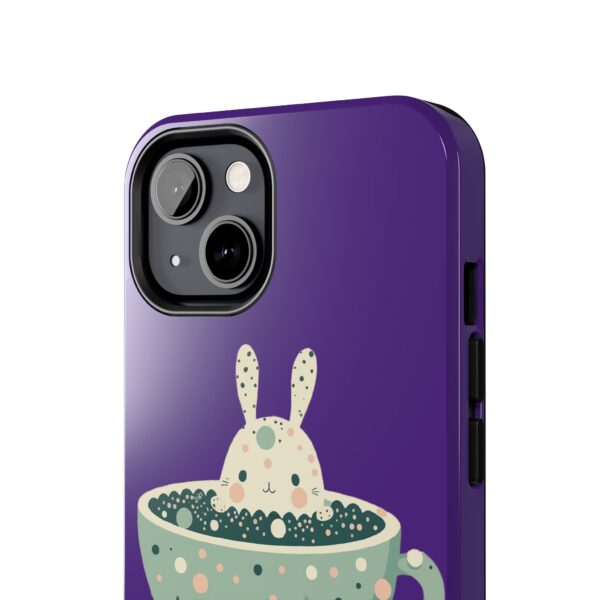 Cute Bunny in a Coffee Cup On Tough Phone Cases, Case-Mate Custom Phone Case For iPhone Series - Image 43