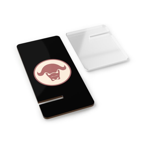 Phone Stand | Bull Design | Black Desk Accessory - Image 2