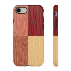 Wood Grain Tough Cases Custom Phone Cases For iPhone Google Pixel and Samsung Series