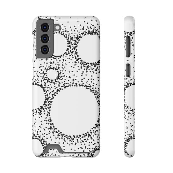 Rounded Shapes Phone Case With Card Holder Custom Phone Case For iPhone and Samsung - Image 69