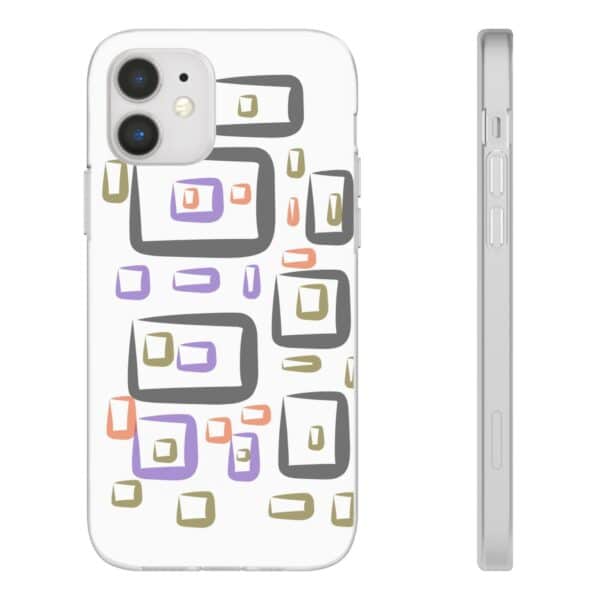 Colorful Circles Gingham Flexi Cases For iPhone and Samsung - Image 46