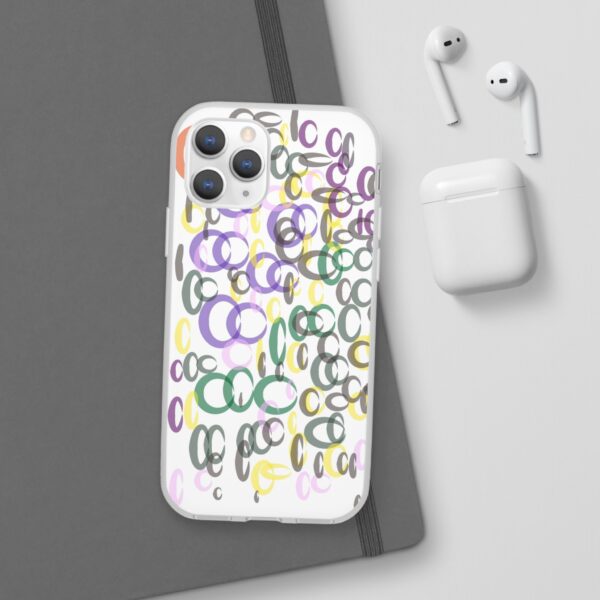 Colorful. Circles Flexi Cases For iPhone Samsung - Image 65