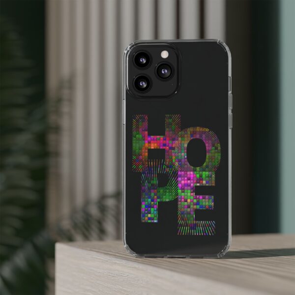 Rainbow Designs "HOPE" On Clear Cases For iPhone and Samsung - Image 12