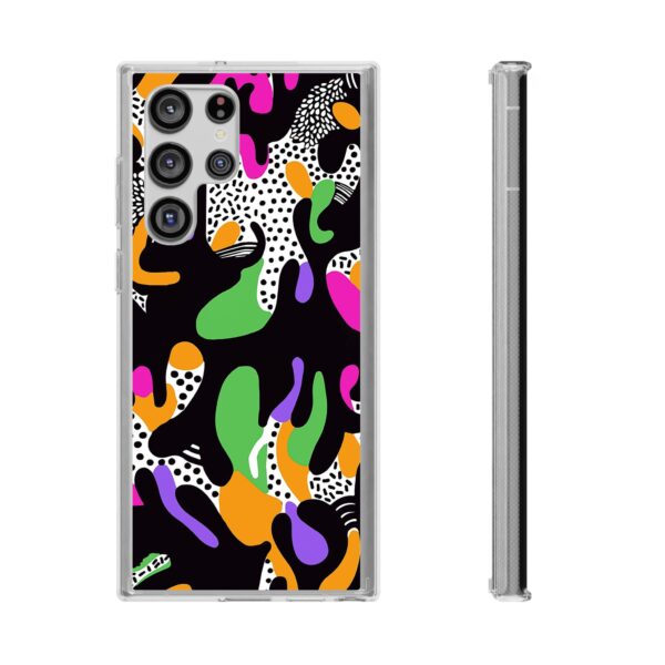 Colorful shapes Clear Cases For Samsung iPhone - Image 49