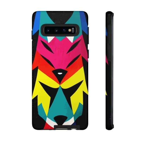 Rainbow Designs Wolf Head On Tough Cases Custom Phone Cases For iPhone Google Pixel and Samsung Series - Image 16