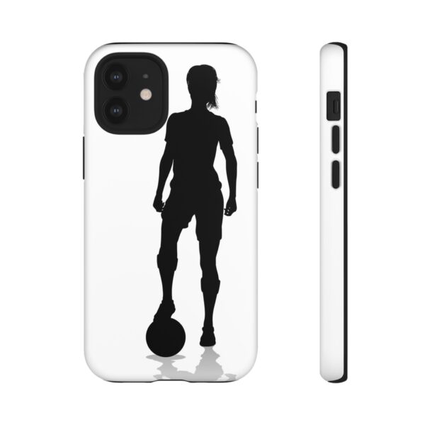 Silhouette Football Player Women Tough Cases Custom Phone Cases For iPhone Google Pixel and Samsung Series - Image 25