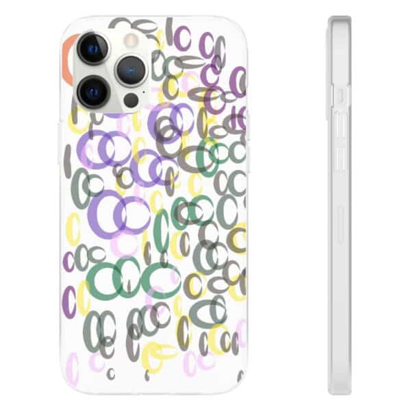 Colorful. Circles Flexi Cases For iPhone Samsung - Image 52