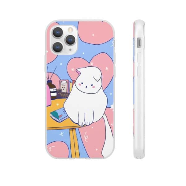 White Cat Flexi Cases For Samsung and iPhone - Image 63