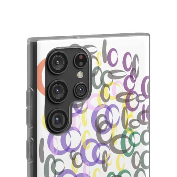 Colorful. Circles Flexi Cases For iPhone Samsung - Image 185