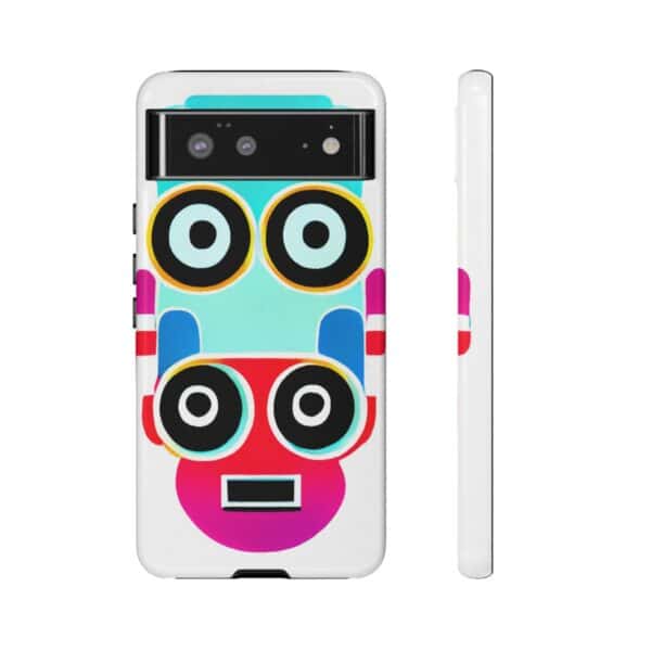 Rainbow Designs Robot On Tough Cases Custom Phone Cases For iPhone Google Pixel and Samsung Series - Image 71