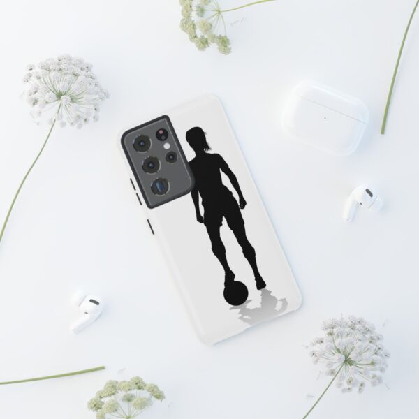 Silhouette Football Player Women Tough Cases Custom Phone Cases For iPhone Google Pixel and Samsung Series - Image 57