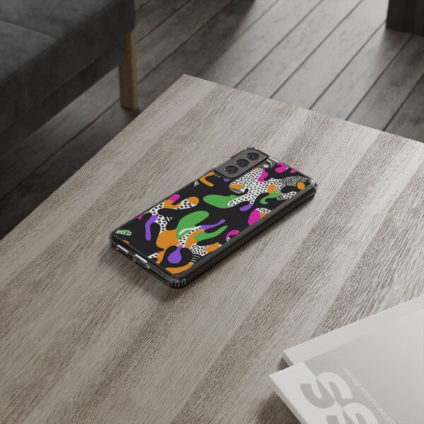 Colorful shapes Clear Cases For Samsung iPhone - Image 17