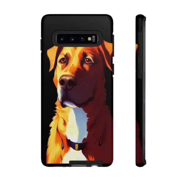 Dog Portrait On Tough Cases Custom Phone Cases For iPhone Google Pixel and Samsung Series. - Image 18