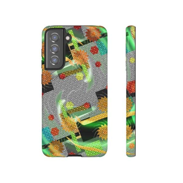 Rainbow Designs Stunning Flowers On Tough Cases Custom Phone Cases For iPhone Google Pixel and Samsung Series - Image 79