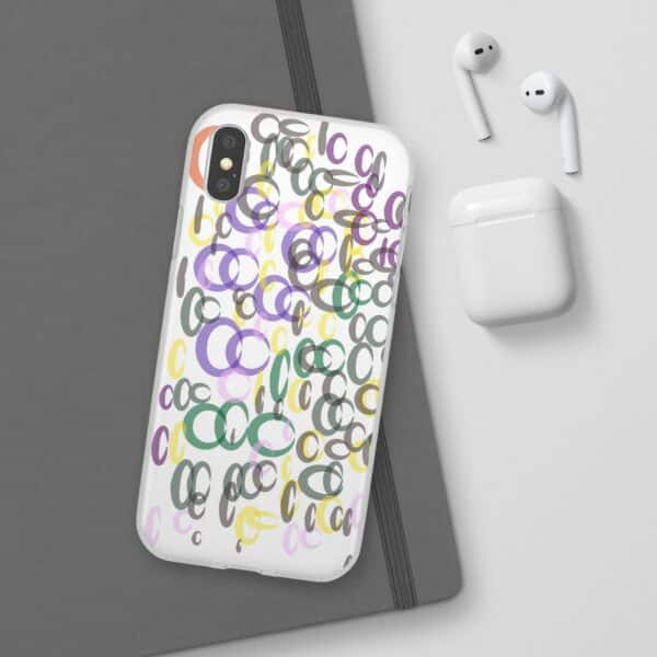 Colorful. Circles Flexi Cases For iPhone Samsung - Image 21
