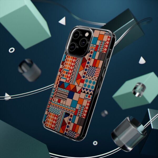 Patchwork Pattern Clear Cases For iPhone and Samsung - Image 67