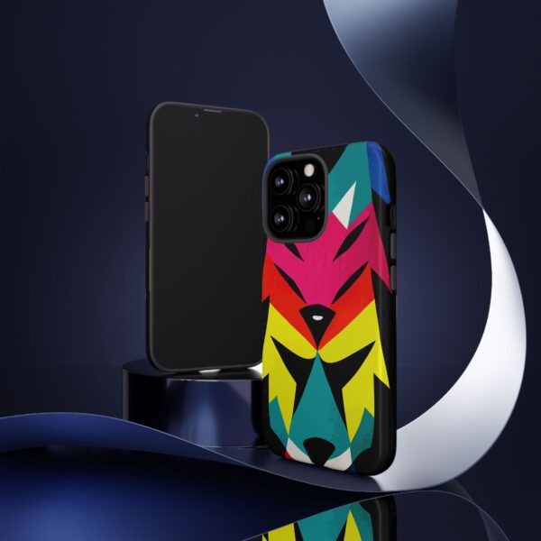 Rainbow Designs Wolf Head On Tough Cases Custom Phone Cases For iPhone Google Pixel and Samsung Series - Image 48