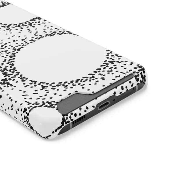 Rounded Shapes Phone Case With Card Holder Custom Phone Case For iPhone and Samsung - Image 90