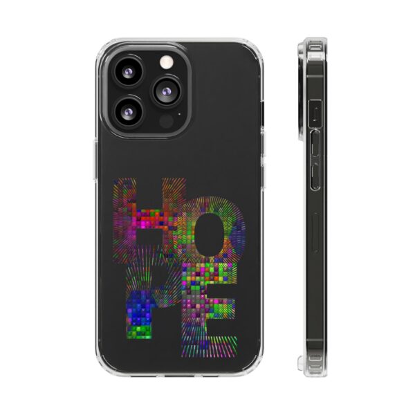 Rainbow Designs "HOPE" On Clear Cases For iPhone and Samsung - Image 7