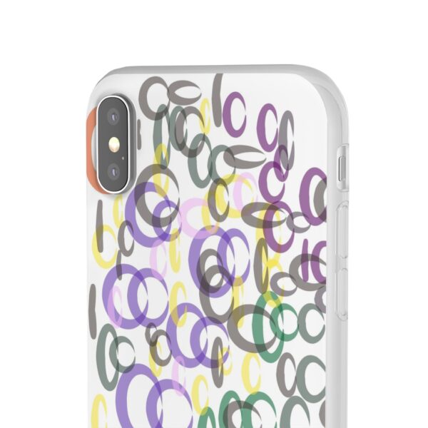 Colorful. Circles Flexi Cases For iPhone Samsung - Image 108