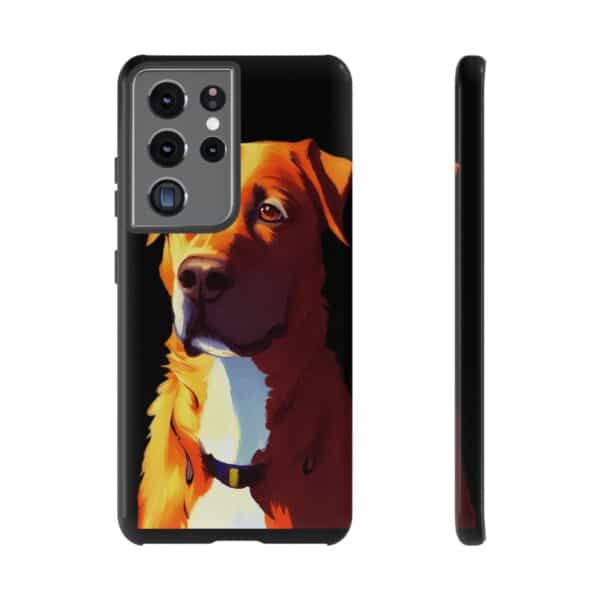 Dog Portrait On Tough Cases Custom Phone Cases For iPhone Google Pixel and Samsung Series. - Image 63