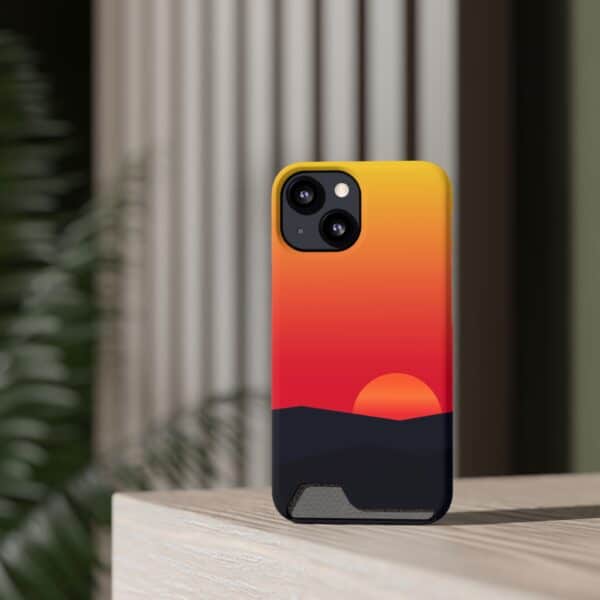 Mountain Scenery On Phone Case With Card Holder Custom Phone Cases For iPhone and Samsung - Image 40