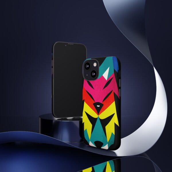 Rainbow Designs Wolf Head On Tough Cases Custom Phone Cases For iPhone Google Pixel and Samsung Series - Image 46
