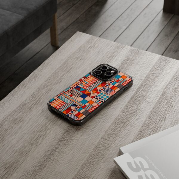 Patchwork Pattern Clear Cases For iPhone and Samsung - Image 65