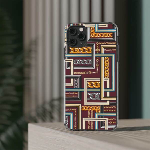 Digital Pattern Clear Cases For iPhone and Samsung - Image 42