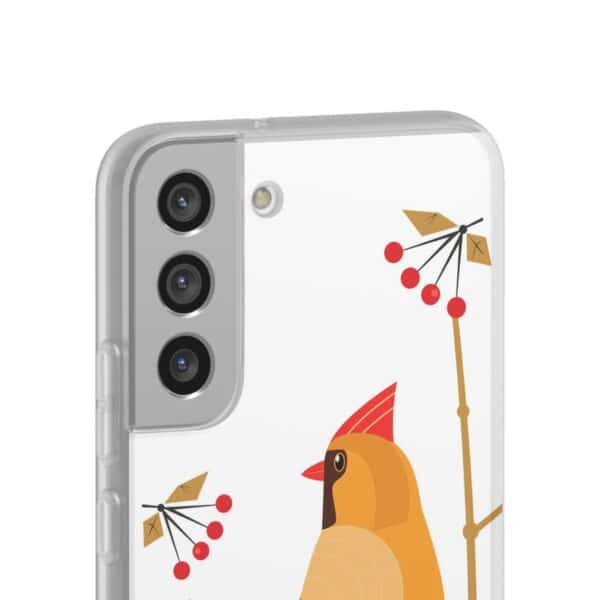 Red Cardinal Female On Flexi Cases Custom Phone Cases For iPhone and Samsung Series - Image 192
