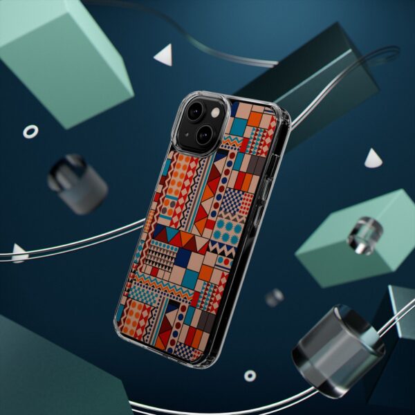 Patchwork Pattern Clear Cases For iPhone and Samsung - Image 55