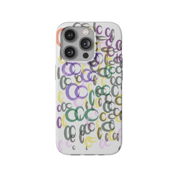 Colorful. Circles Flexi Cases For iPhone Samsung - Image 229