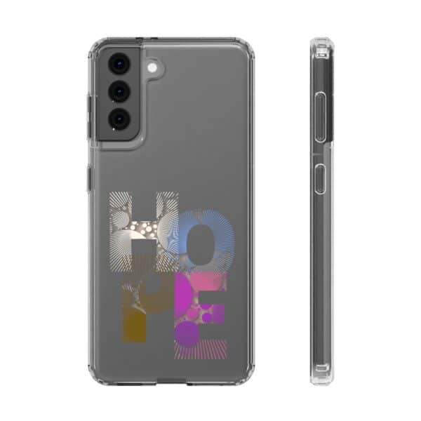 Rainbow Designs "HOPE" On Clear Cases For iPhone and Samsung - Image 13