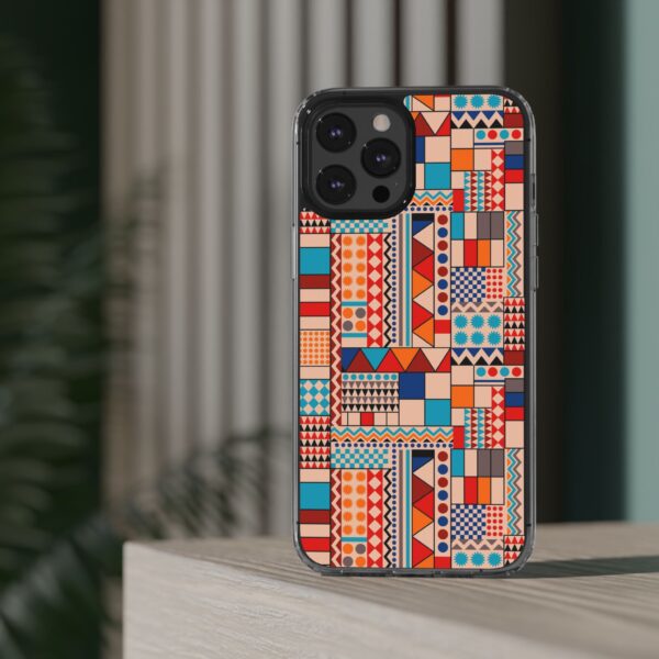 Patchwork Pattern Clear Cases For iPhone and Samsung - Image 33