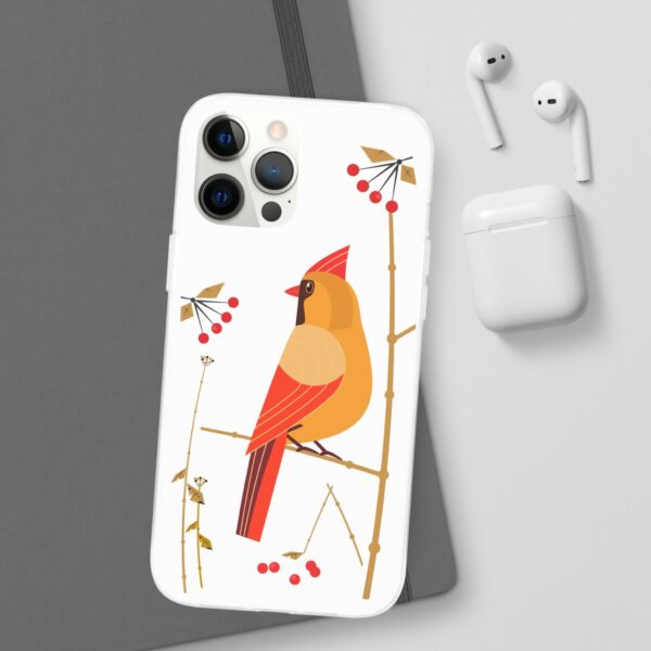 Red Cardinal Female On Flexi Cases Custom Phone Cases For iPhone and Samsung Series - Image 77