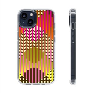 Multi Motif Flowers Clear Cases For iPhone and Samsung