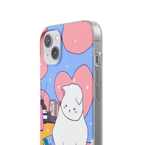 White Cat Flexi Cases For Samsung and iPhone - Image 206