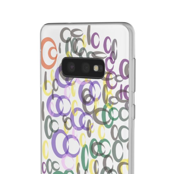 Colorful. Circles Flexi Cases For iPhone Samsung - Image 124