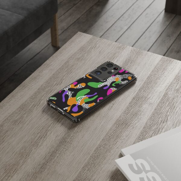 Colorful shapes Clear Cases For Samsung iPhone - Image 20