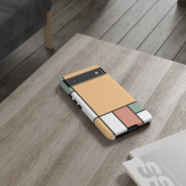 Mondrian Art On Tough Cases Custom Phone Cases For iPhone Google Pixel and Samsung Series - Image 74