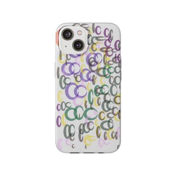 Colorful. Circles Flexi Cases For iPhone Samsung - Image 225
