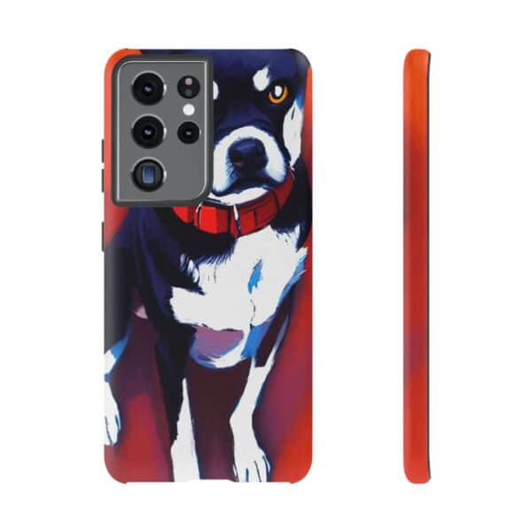 Dog Portrait On Tough Cases Custom Phone Cases For iPhone Google Pixel and Samsung Series. - Image 65