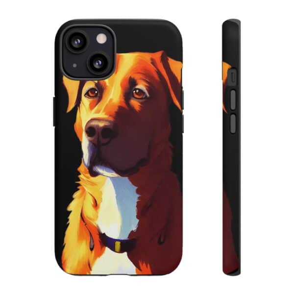 Dog Portrait On Tough Cases Custom Phone Cases For iPhone Google Pixel and Samsung Series. - Image 41